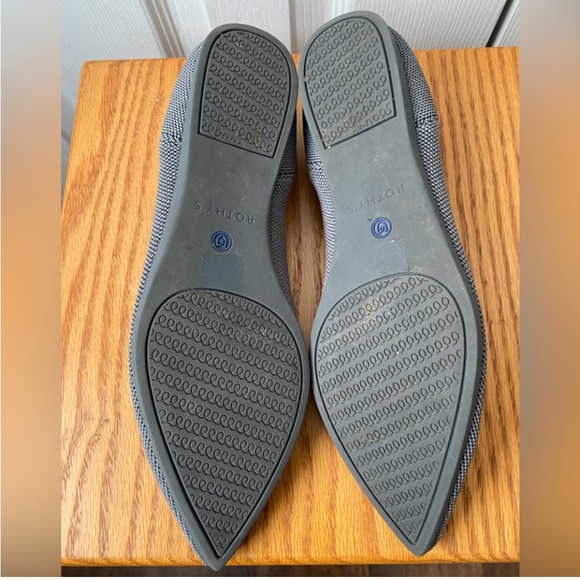 Rothy's Gray Flats Modern Minimalist Design - Picture 5 of 8